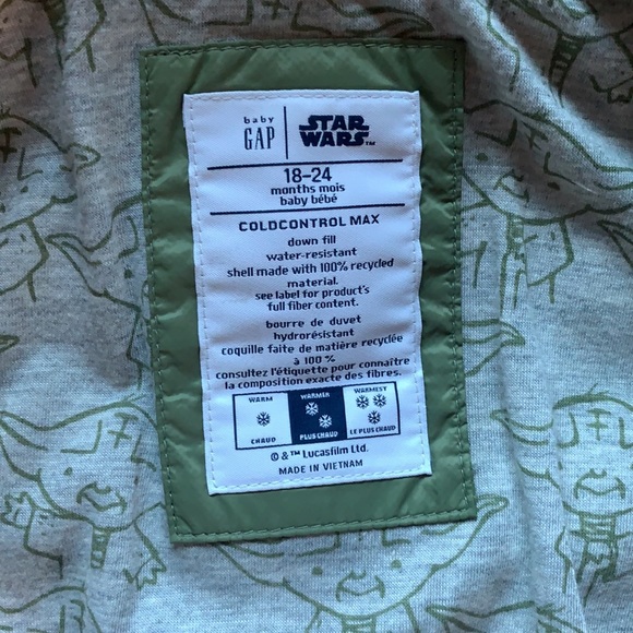Baby Yoda gap coat - Picture 2 of 3